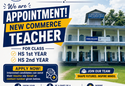 New commerce Teacher Appointed